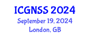 International Conference on Global Navigation Satellite Systems (ICGNSS) September 19, 2024 - London, United Kingdom
