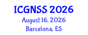 International Conference on Global Navigation Satellite Systems (ICGNSS) August 16, 2026 - Barcelona, Spain