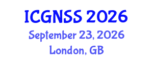 International Conference on Global Navigation Satellite Systems (ICGNSS) September 23, 2026 - London, United Kingdom