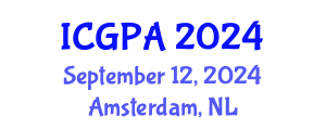 International Conference on Governance and Public Administration (ICGPA) September 12, 2024 - Amsterdam, Netherlands