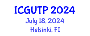 International Conference on Grand Unified Theory of Physics (ICGUTP) July 18, 2024 - Helsinki, Finland