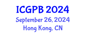 International Conference on Grapevine Physiology and Biotechnology (ICGPB) September 26, 2024 - Hong Kong, China