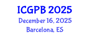 International Conference on Grapevine Physiology and Biotechnology (ICGPB) December 16, 2025 - Barcelona, Spain