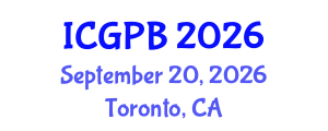 International Conference on Grapevine Physiology and Biotechnology (ICGPB) September 20, 2026 - Toronto, Canada