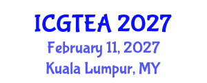 International Conference on Graph Theory and Engineering Applications (ICGTEA) February 11, 2027 - Kuala Lumpur, Malaysia International Conference on Graph Theory and Engineering Applications (ICGTEA) February 11, 2027 - Kuala Lumpur, Malaysia