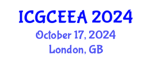 International Conference on Graphene Chemistry, Electrochemistry and Engineering Applications (ICGCEEA) October 17, 2024 - London, United Kingdom