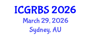 International Conference on Greek, Roman and Byzantine Studies (ICGRBS) March 29, 2026 - Sydney, Australia