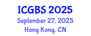 International Conference on Green Building and Sustainability (ICGBS) September 27, 2025 - Hong Kong, China
