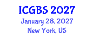 International Conference on Green Building and Sustainability (ICGBS) January 28, 2027 - New York, United States