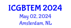 International Conference on Green Building Technology and Energy Modeling (ICGBTEM) May 02, 2024 - Amsterdam, Netherlands