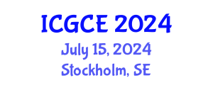 International Conference on Green Chemistry and Environment (ICGCE) July 15, 2024 - Stockholm, Sweden