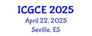 International Conference on Green Chemistry and Environment (ICGCE) April 22, 2025 - Seville, Spain