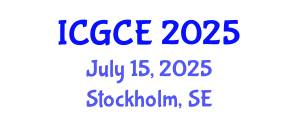 International Conference on Green Chemistry and Environment (ICGCE) July 15, 2025 - Stockholm, Sweden