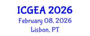 International Conference on Green Energy and Applications (ICGEA) February 08, 2026 - Lisbon, Portugal