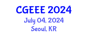 International Conference on Green Energy and Environment Engineering (CGEEE) July 04, 2024 - Seoul, Republic of Korea