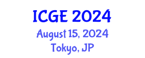 International Conference on Green Energy (ICGE) August 15, 2024 - Tokyo, Japan