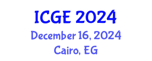 International Conference on Green Energy (ICGE) December 16, 2024 - Cairo, Egypt