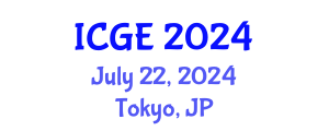International Conference on Green Energy (ICGE) July 22, 2024 - Tokyo, Japan