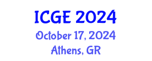 International Conference on Green Energy (ICGE) October 17, 2024 - Athens, Greece