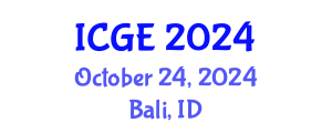 International Conference on Green Energy (ICGE) October 24, 2024 - Bali, Indonesia