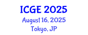 International Conference on Green Energy (ICGE) August 16, 2025 - Tokyo, Japan