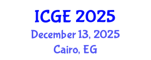 International Conference on Green Energy (ICGE) December 13, 2025 - Cairo, Egypt