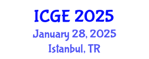 International Conference on Green Energy (ICGE) January 28, 2025 - Istanbul, Turkey
