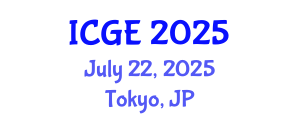 International Conference on Green Energy (ICGE) July 22, 2025 - Tokyo, Japan