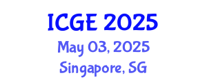 International Conference on Green Energy (ICGE) May 03, 2025 - Singapore, Singapore
