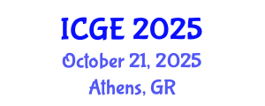 International Conference on Green Energy (ICGE) October 21, 2025 - Athens, Greece