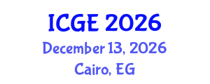 International Conference on Green Energy (ICGE) December 13, 2026 - Cairo, Egypt International Conference on Green Energy (ICGE) December 13, 2026 - Cairo, Egypt