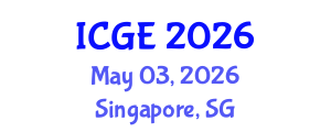 International Conference on Green Energy (ICGE) May 03, 2026 - Singapore, Singapore