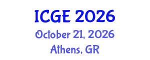 International Conference on Green Energy (ICGE) October 21, 2026 - Athens, Greece