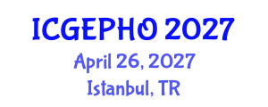 International Conference on Green Exercise and Physical Health Outcomes (ICGEPHO) April 26, 2027 - Istanbul, Turkey