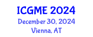 International Conference on Green Manufacturing Engineering (ICGME) December 30, 2024 - Vienna, Austria