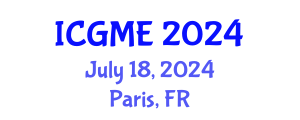 International Conference on Green Manufacturing Engineering (ICGME) July 18, 2024 - Paris, France