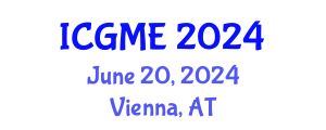 International Conference on Green Manufacturing Engineering (ICGME) June 20, 2024 - Vienna, Austria