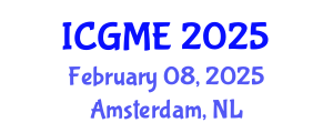 International Conference on Green Manufacturing Engineering (ICGME) February 08, 2025 - Amsterdam, Netherlands