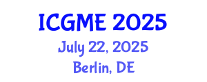 International Conference on Green Manufacturing Engineering (ICGME) July 22, 2025 - Berlin, Germany
