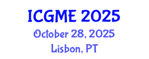 International Conference on Green Manufacturing Engineering (ICGME) October 28, 2025 - Lisbon, Portugal
