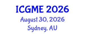 International Conference on Green Manufacturing Engineering (ICGME) August 30, 2026 - Sydney, Australia