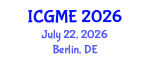 International Conference on Green Manufacturing Engineering (ICGME) July 22, 2026 - Berlin, Germany