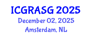 International Conference on Green Revolution and Agriculture for Sustainable Growth (ICGRASG) December 02, 2025 - Amsterdam, Netherlands