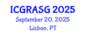 International Conference on Green Revolution and Agriculture for Sustainable Growth (ICGRASG) September 20, 2025 - Lisbon, Portugal