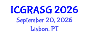 International Conference on Green Revolution and Agriculture for Sustainable Growth (ICGRASG) September 20, 2026 - Lisbon, Portugal