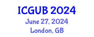 International Conference on Green Urbanism and Buildings (ICGUB) June 27, 2024 - London, United Kingdom