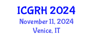 International Conference on Gynecology and Reproductive Health (ICGRH) November 11, 2024 - Venice, Italy