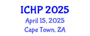 International Conference on Hadron Physics (ICHP) April 15, 2025 - Cape Town, South Africa