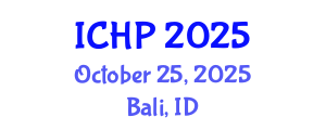 International Conference on Hadron Physics (ICHP) October 25, 2025 - Bali, Indonesia