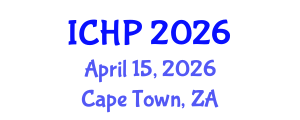 International Conference on Hadron Physics (ICHP) April 15, 2026 - Cape Town, South Africa